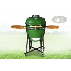 Start Grill Керамический гриль со стеклянным окошком, 57 см (22 дюйма), зеленый